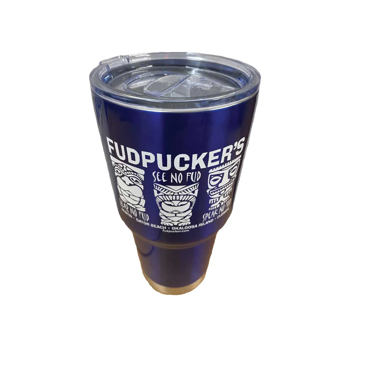 Stainless Steel Fudpucker's Tiki Hut Tumbler - Image 3